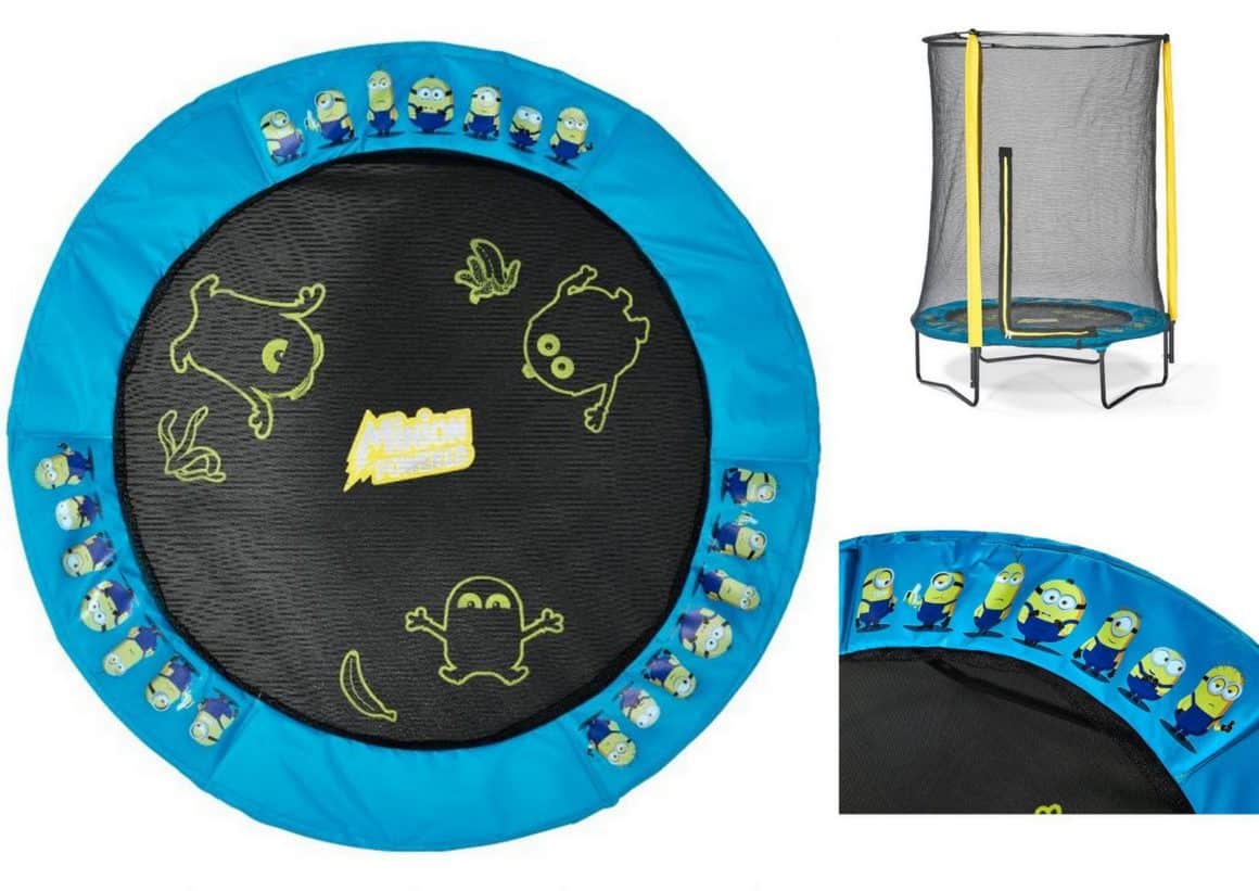 Plum Minions trampoline