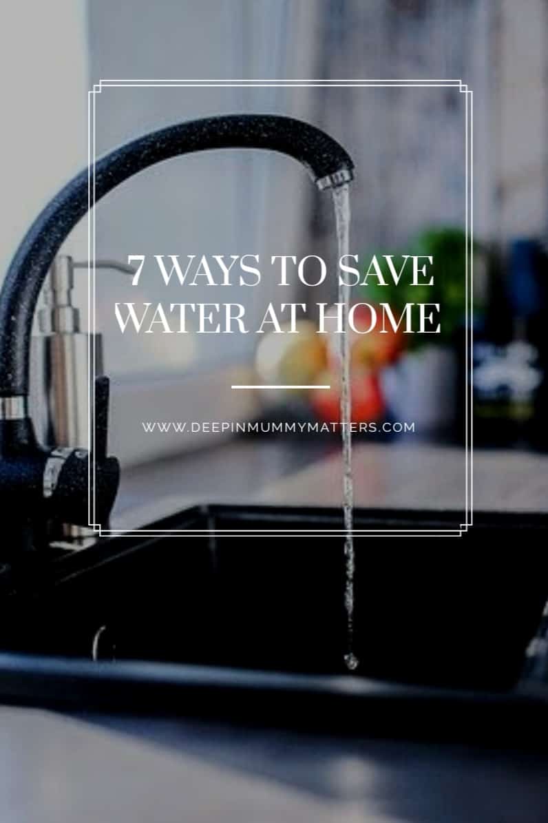 7 Ways to Save Water at Home 2