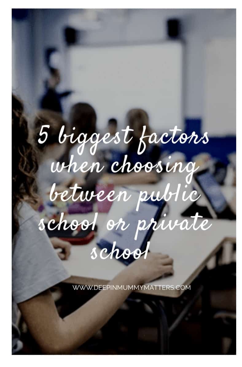 5 Biggest Factors When Choosing Between Public School or Private School 2