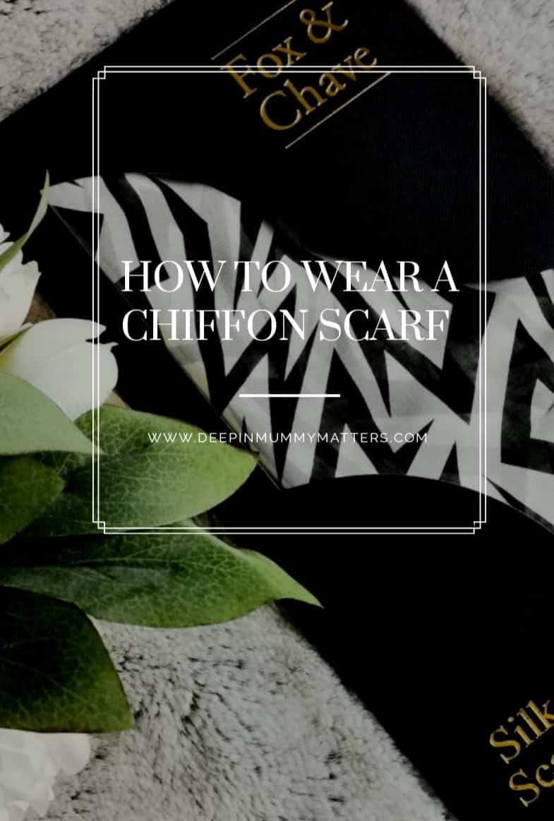 How to Wear a Chiffon Scarf 11