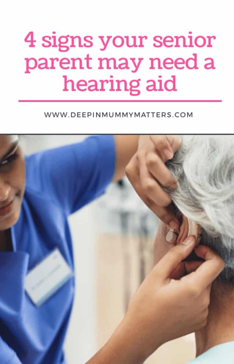 4 Signs Your Senior Parent May Need a Hearing Aid 1