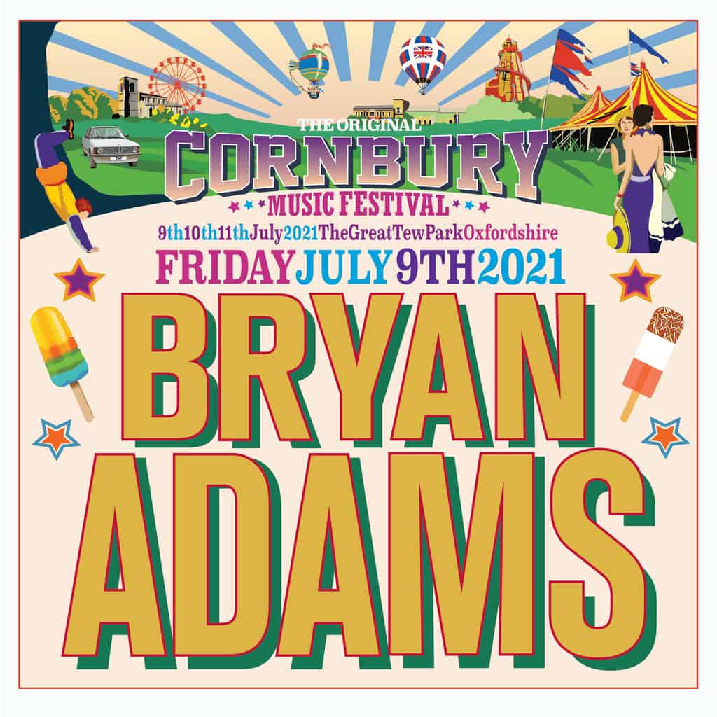 Bryan Adams returns to Cornbury 2021