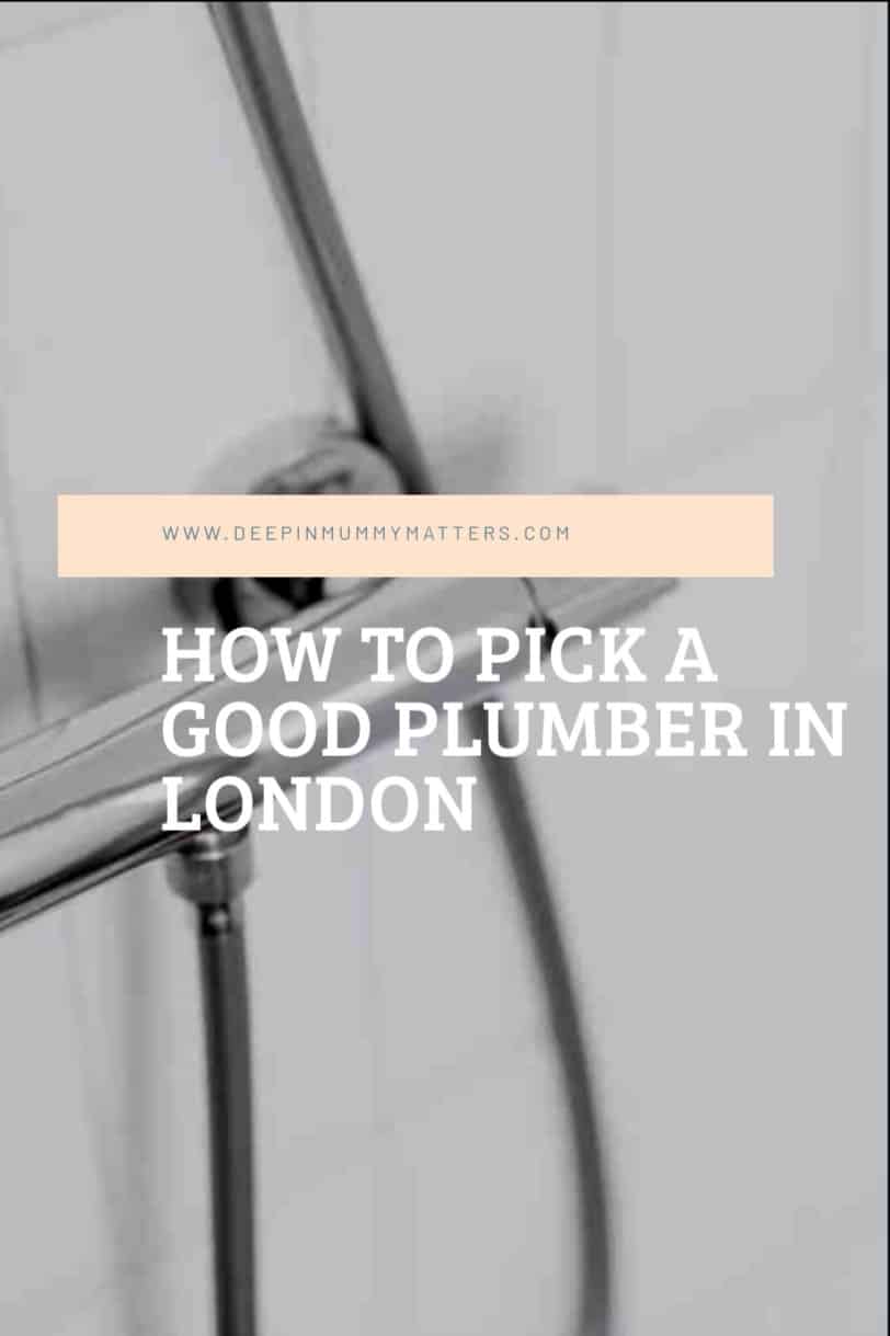 How to pick a good plumber in London 1