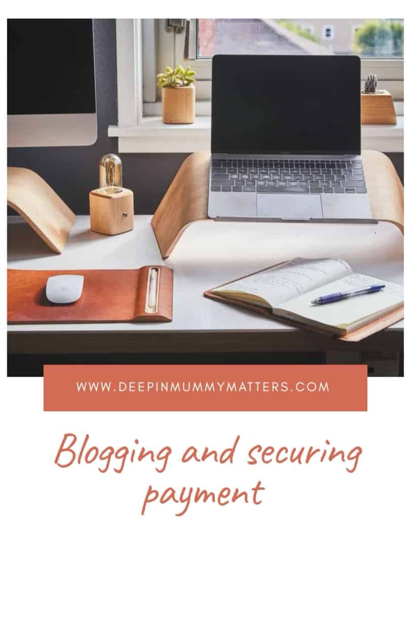 Blogging & Securing Payment 1