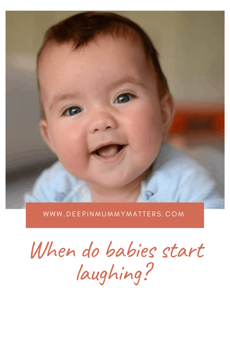 When do babies start laughing? 1