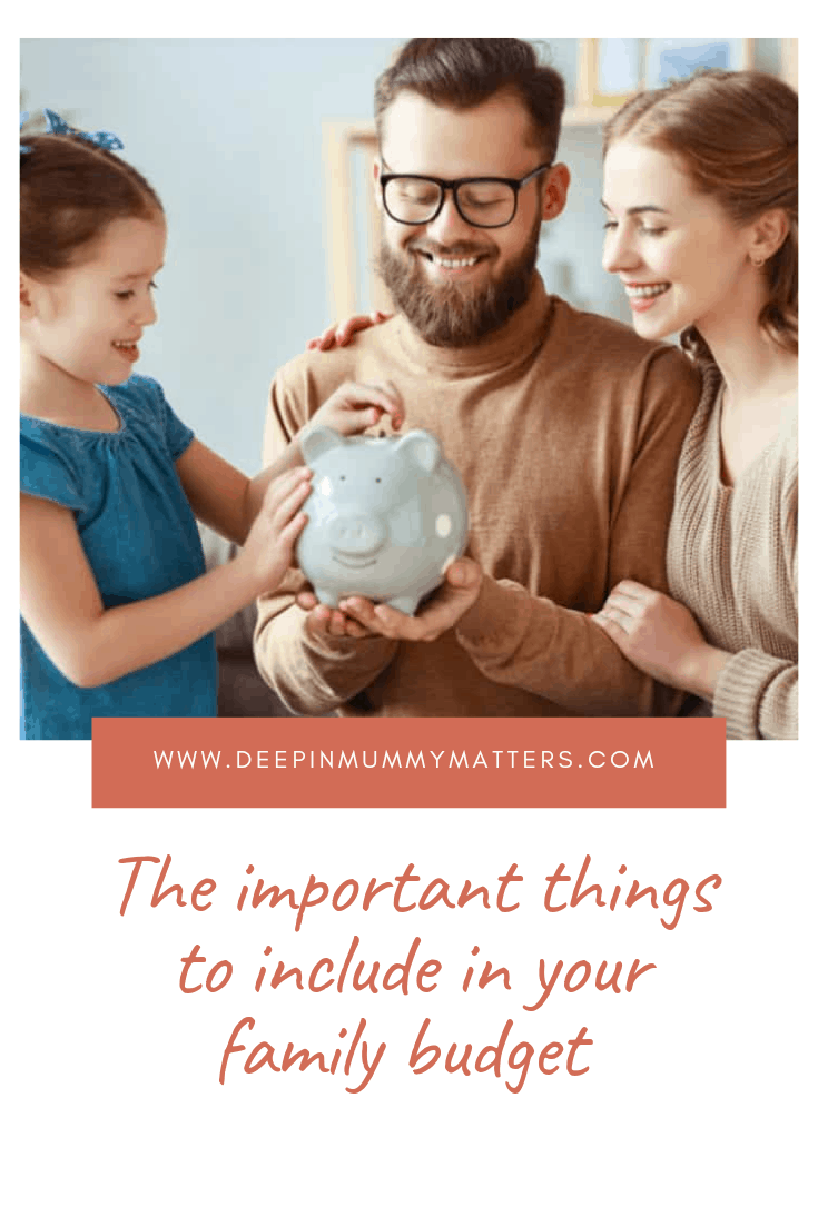 Three Important Things to Include in Your Family Budget 2