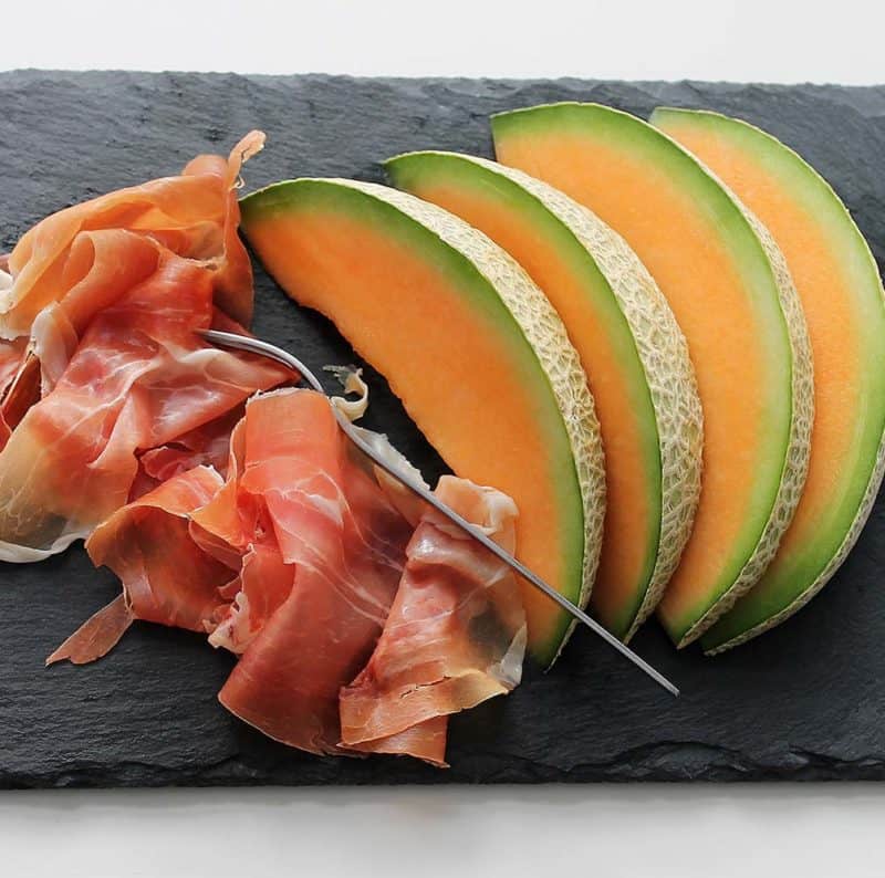 Spanish Melon with Serrano Ham