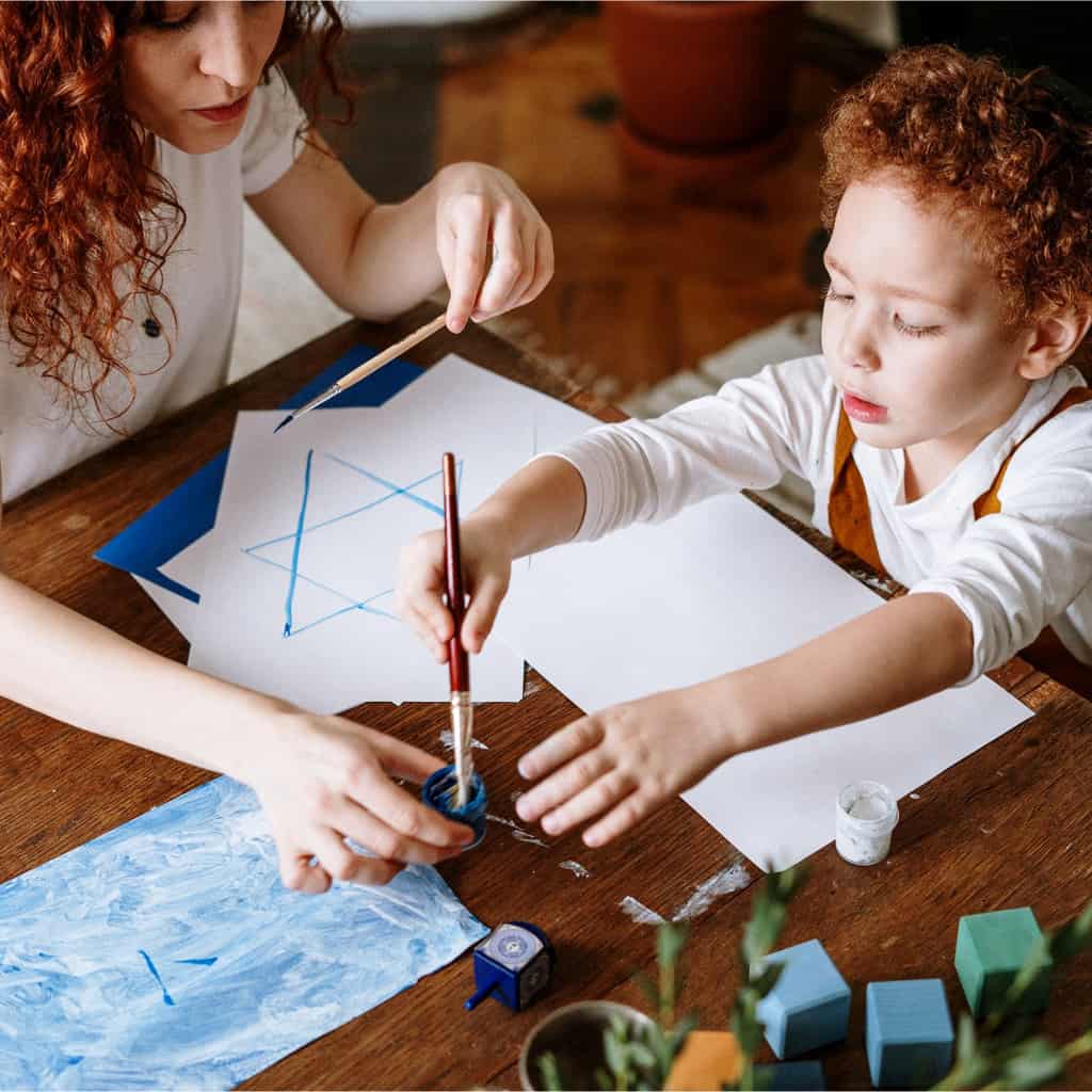 There are countless creative projects you can do with your child that not only would help you bond but will also promote your child’s creative development. 