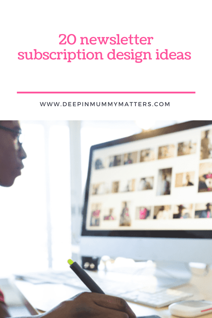 20 Newsletter Subscription Design Ideas 2