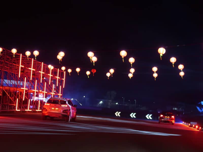 Silverstone Lap of Lights and festive fun for families 3