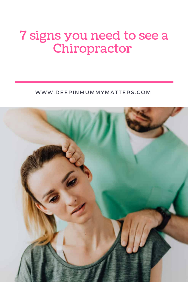 7 Signs You Need To See A Chiropractor 1