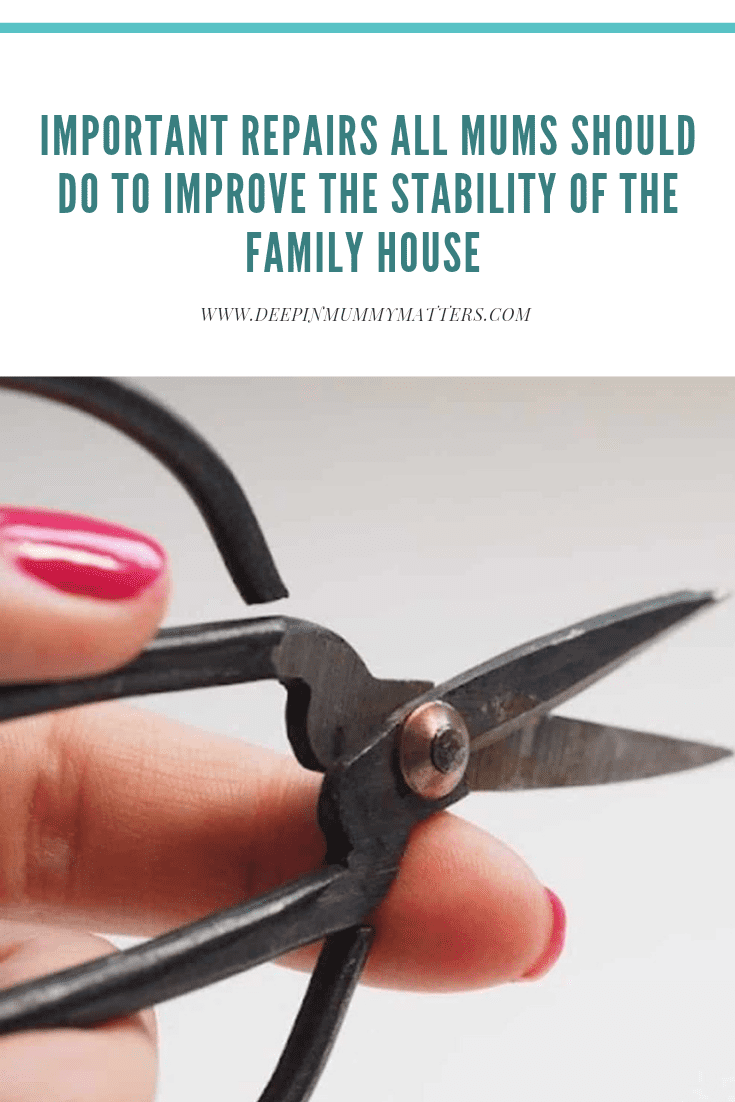 Important Repairs All Mums Should Do To Improve the Stability of the Family House 1