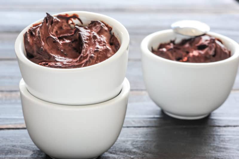 chocolate avocado mousse