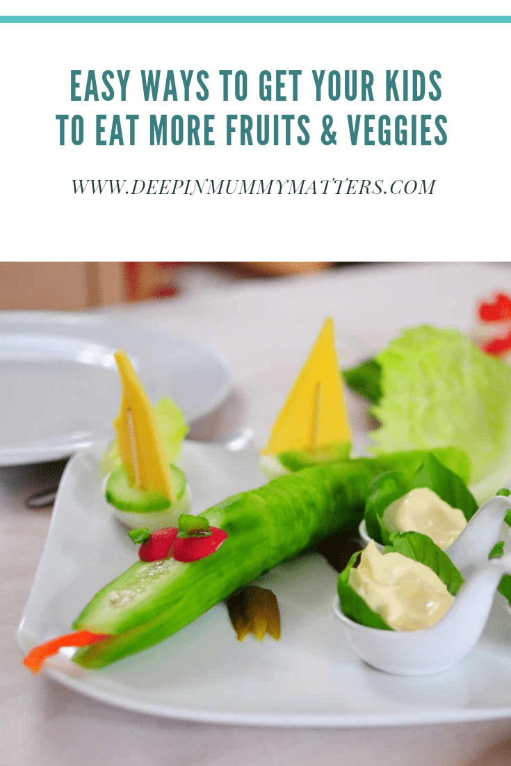 Easy Ways to Get Your Kids to Eat More Fruits & Veggies 1