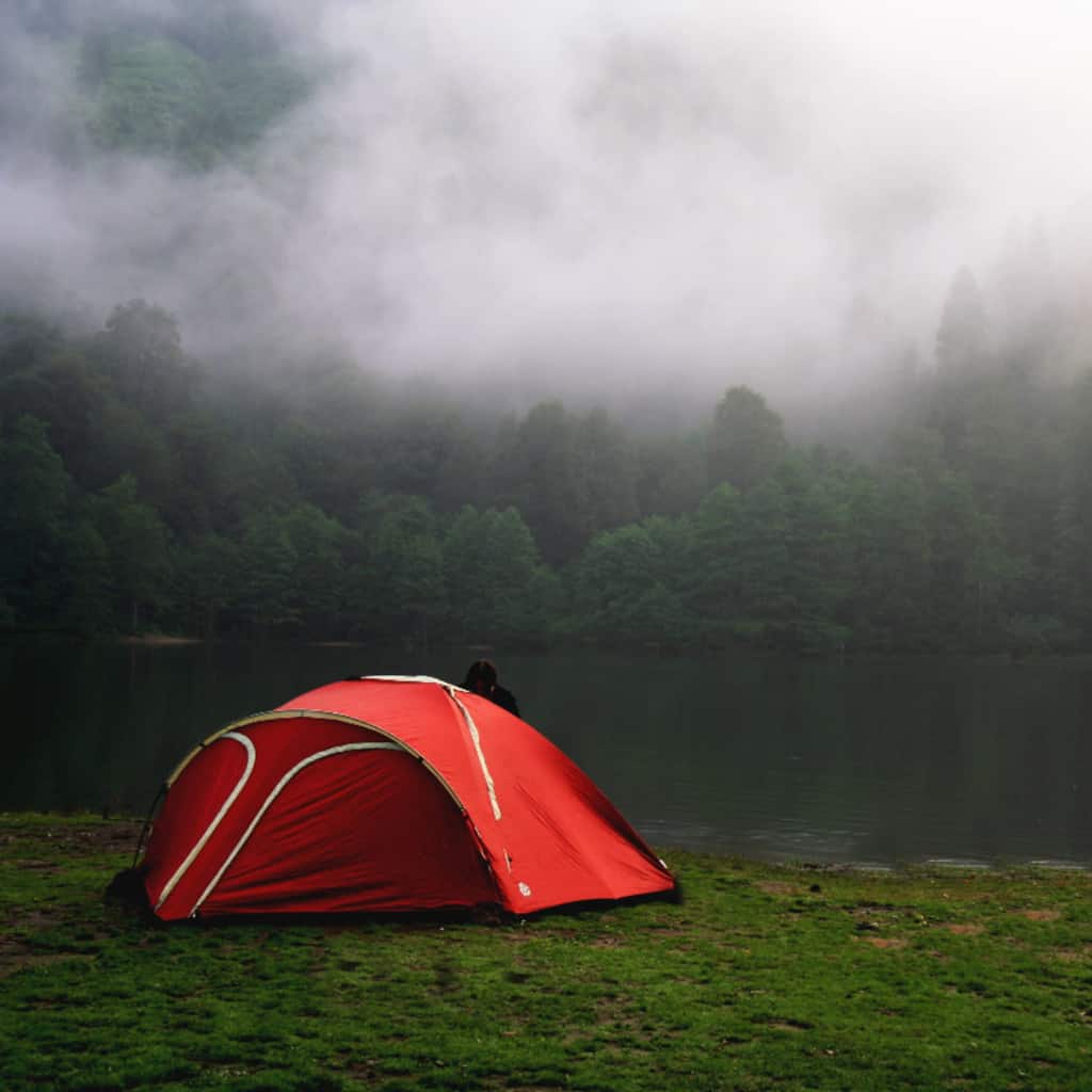 camping in bad weather