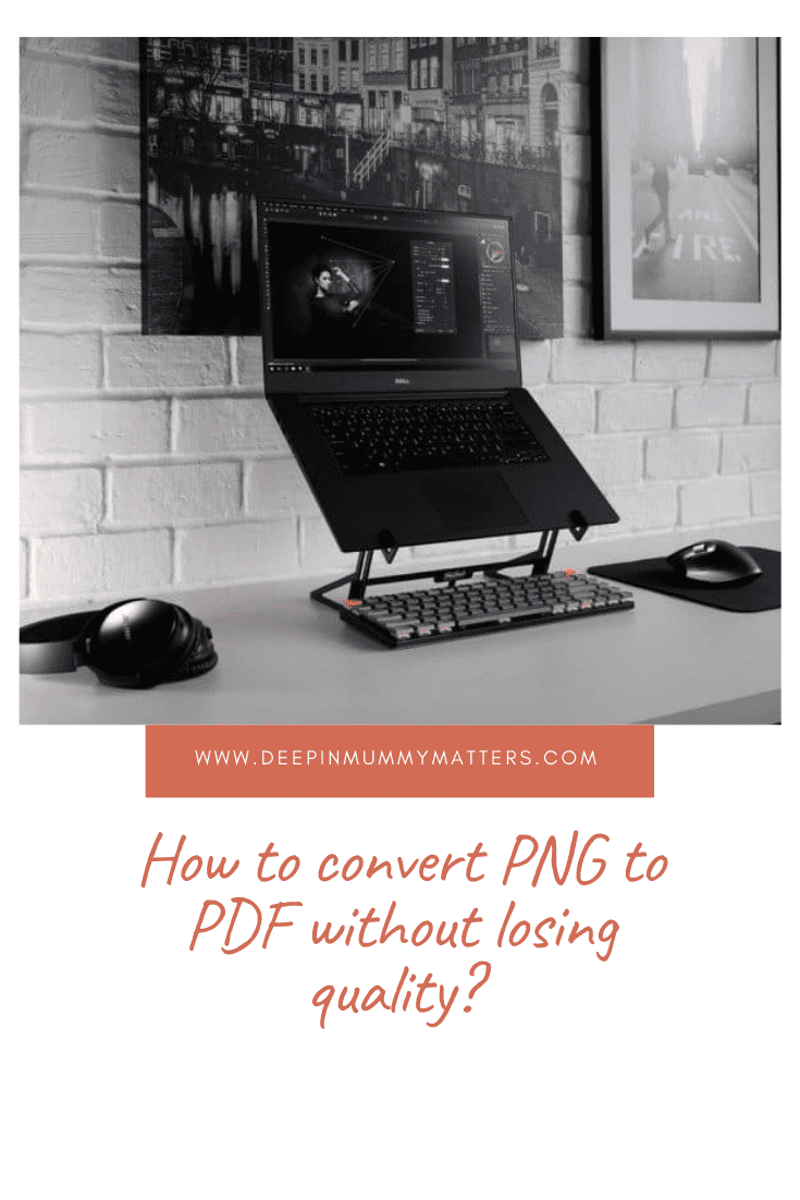 How to convert PNG to PDF without losing quality? 1