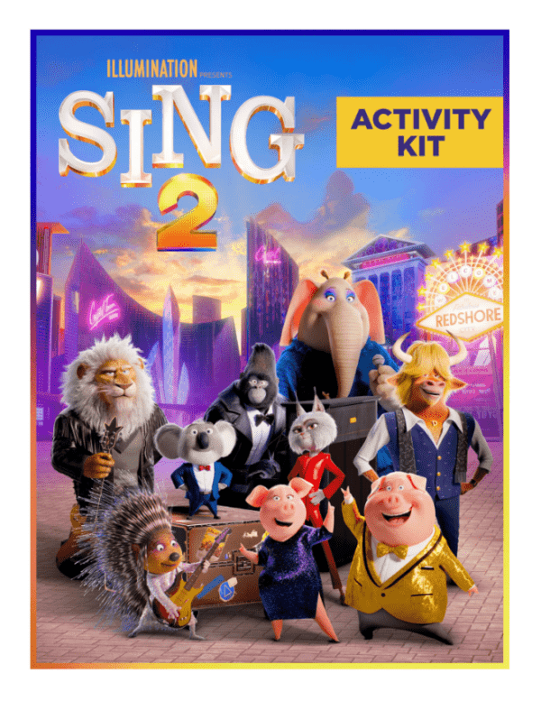 Sing 2 Printable Activity Sheet Pack FREE for Kids! - Mummy Matters ...