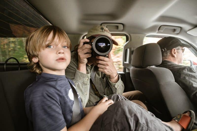 Kids in car