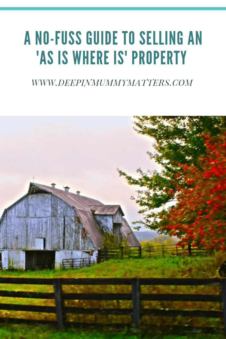 A No-Fuss Guide to Selling an 'As Is Where Is' Property 1