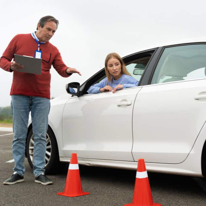 hilarious driving test fail