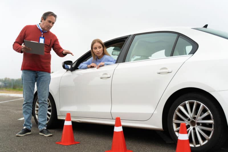 hilarious driving test fail