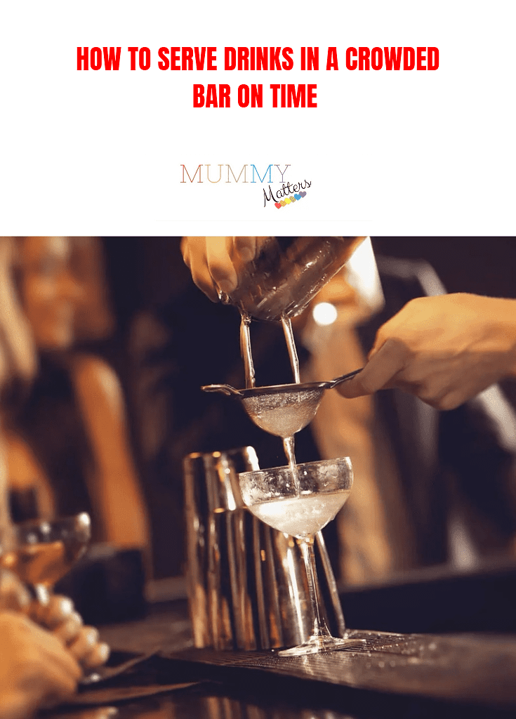 How to serve drinks in a crowded bar on time?  1