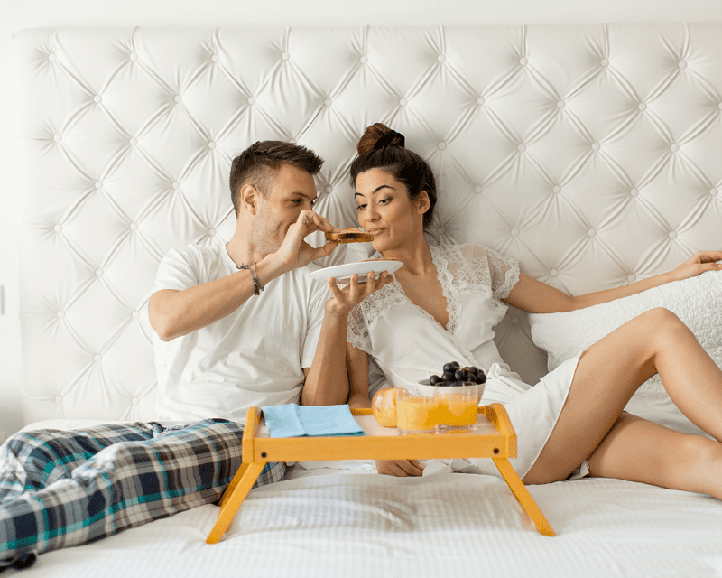 Breakfast in bed