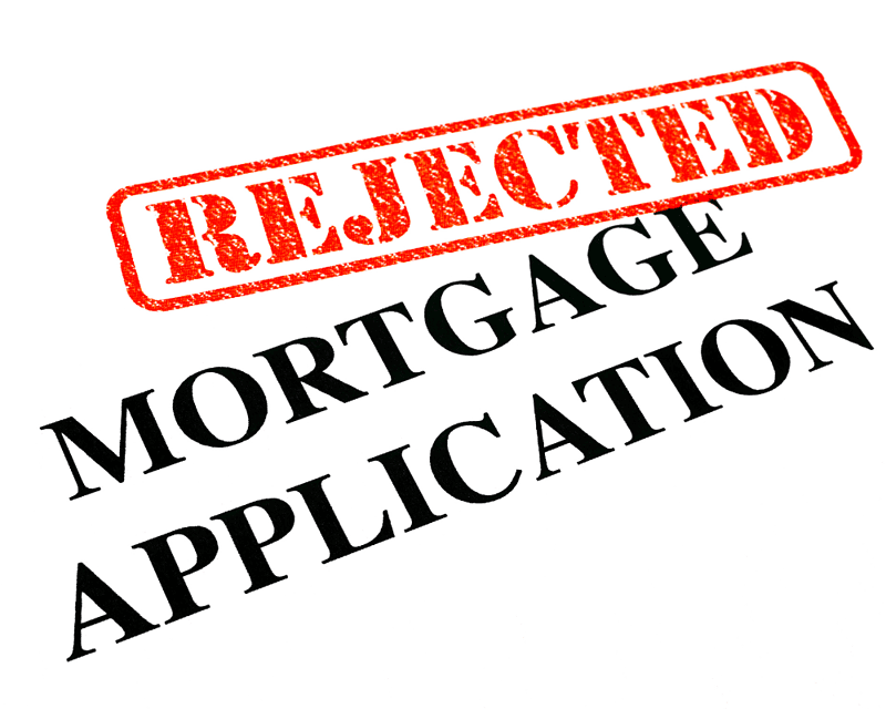 Mortgage application rejected