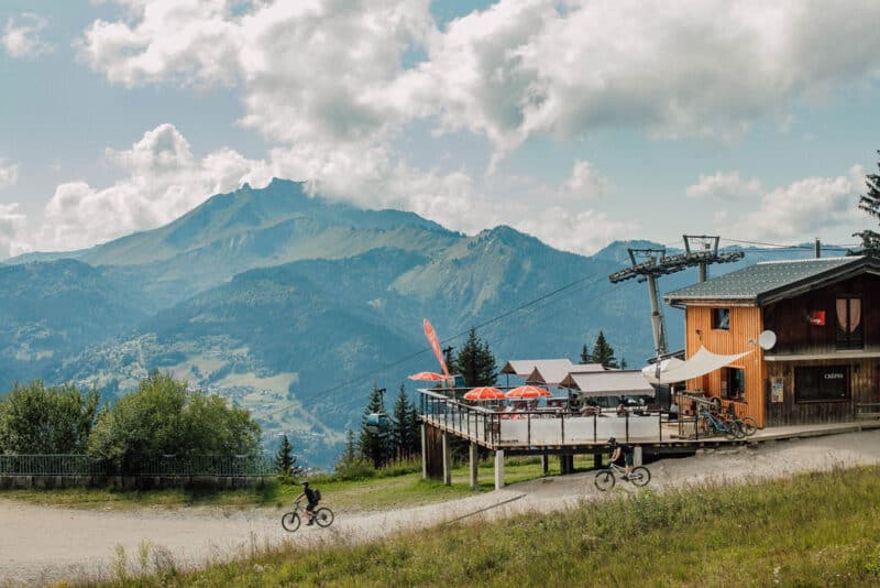 Mountain biking