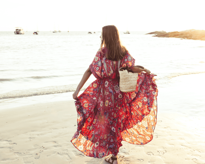 Floral maxi dress