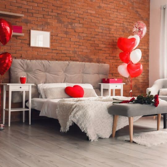 Romantic Bedroom Ideas for Valentines Day