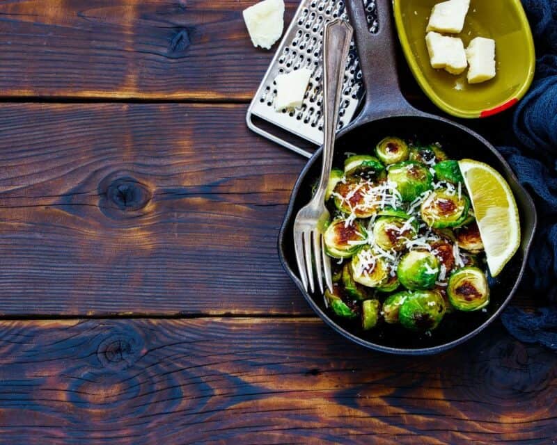 Parmesan Roasted Brussels Sprouts