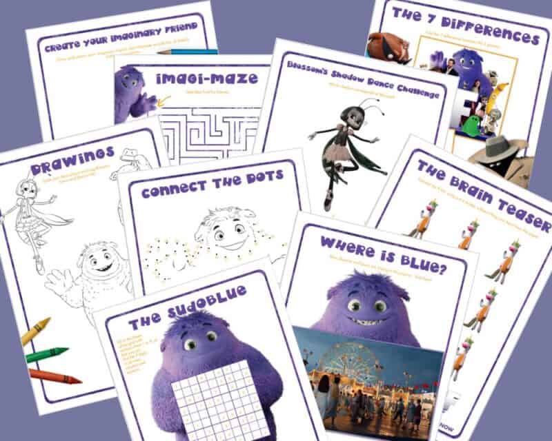 IF Movie Activity Sheets to Celebrate Launch Day 2