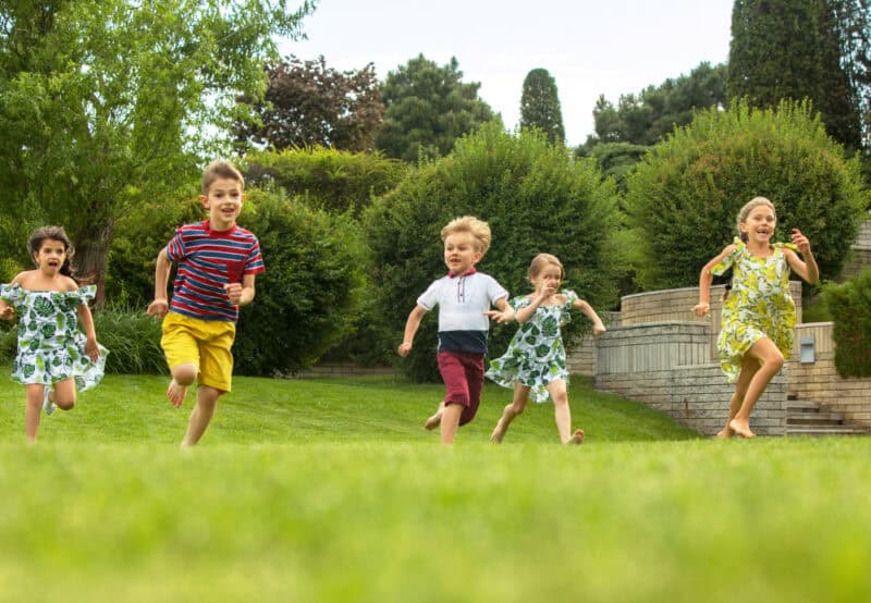 Playing in the Garden